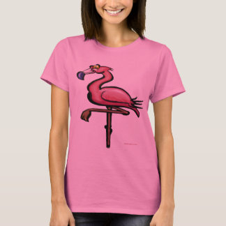 T-shirt Flamant rose