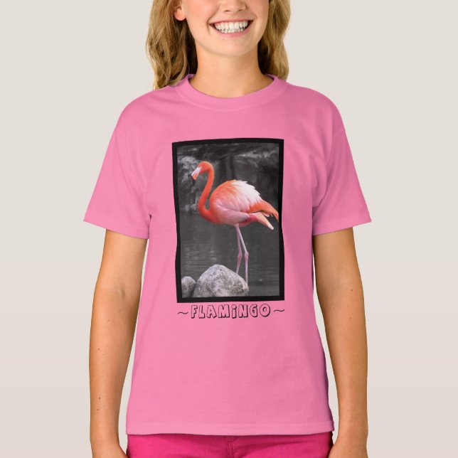 T-shirt Flamant rose (Devant)
