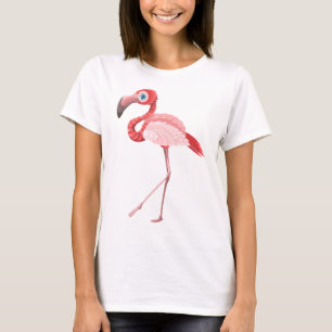 T-shirt Flamant rose