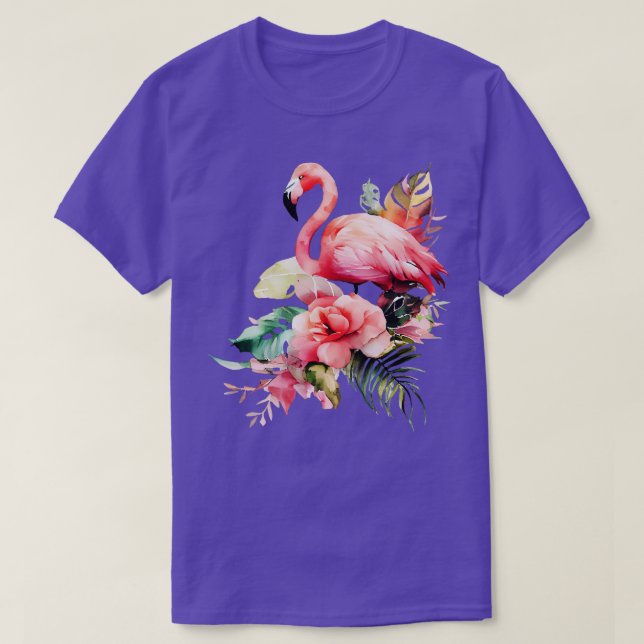 T-SHIRT FLAMANT ROSE 1 (Design devant)