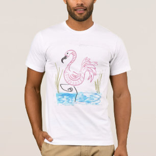 T-shirt Flamant rose #13