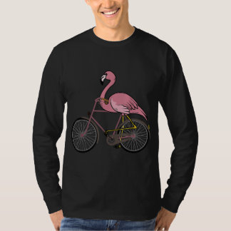 T-shirt Flamant rose À Vélo Cool Vélo Drôle Vélo B