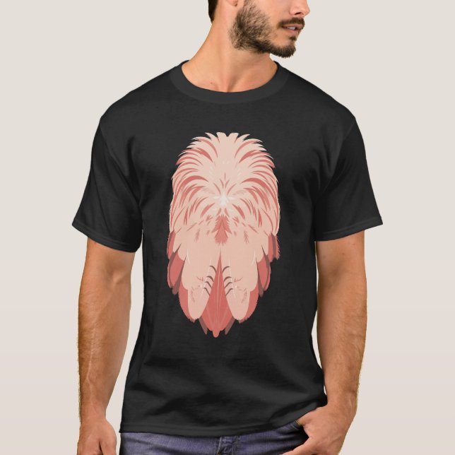 T-shirt Flamant rose Animal Costume Flamant rose rose Amat (Devant)
