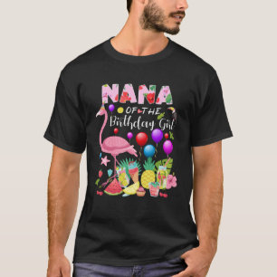 T-shirt Flamant rose Anniversaire Nana de l'Anniversaire F