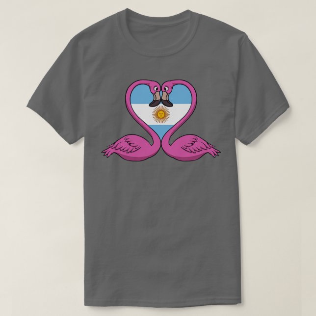 T-shirt Flamant rose Argentine (Design devant)