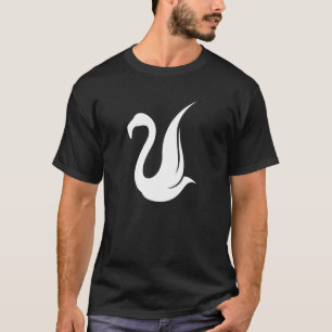 T-shirt Flamant rose aux oiseaux blancs Belle faune Nature