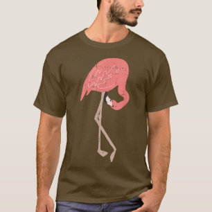 T-shirt Flamant rose Beach Nuit tropicale Ciel Cool Amour 