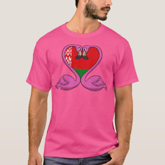 T-shirt Flamant rose Bélarus