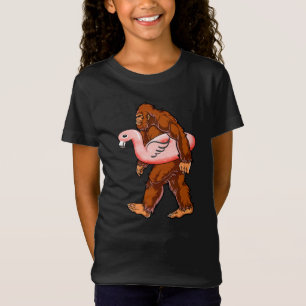 T-Shirt Flamant rose Bigfoot