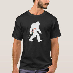 T-shirt Flamant rose Bigfoot Berceau Chemise Sasquatch Por