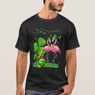 T-shirt Flamant rose Casquette Leprechaun Jour de la Saint