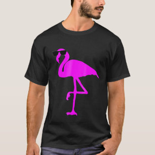 T-shirt Flamant rose cool Lunettes de soleil Thug Pink Bir