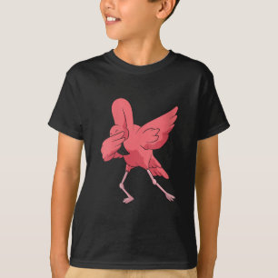 T-shirt Flamant rose Dabbing Flamant rose Bird Cute