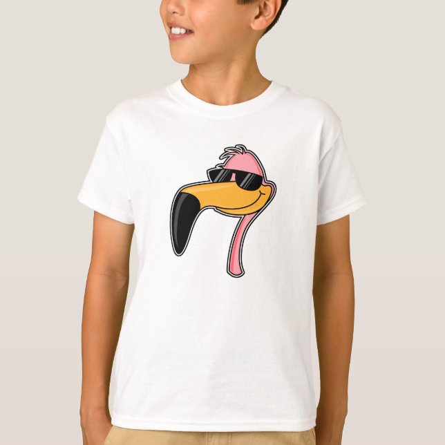 T-shirt Flamant rose d'amortisseur (Devant)