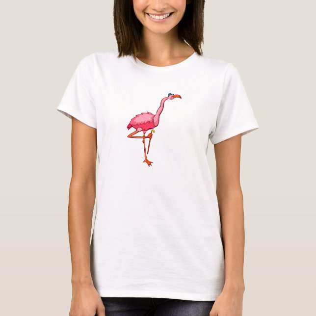T-shirt Flamant rose de Flappy (Devant)