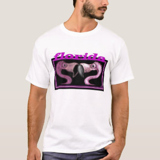 T-shirt Flamant rose de la Floride