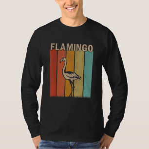 T-shirt Flamant rose détendu Hommes Femmes Flamant rose mi