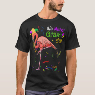 T-shirt Flamant rose d'idées de la fête du Carnaval Mardi