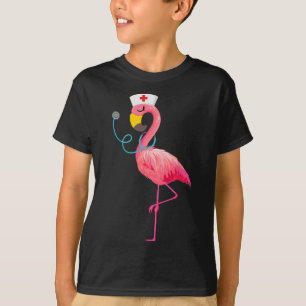 T-shirt Flamant rose d'infirmière - Amusant de Flamant ros