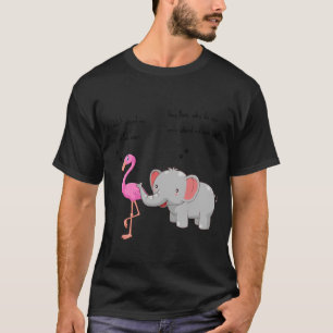 T-SHIRT FLAMANT ROSE ET ÉLÉPHANT