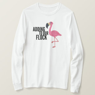 T-shirt Flamant rose Flock Maternity Long Sleeve