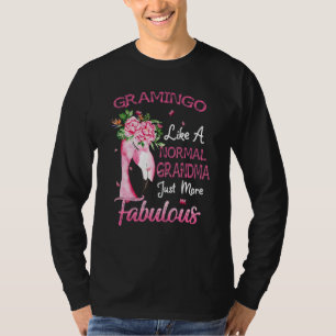 T-shirt Flamant rose Gramingo Comme Un Grammy Grand-Mère N