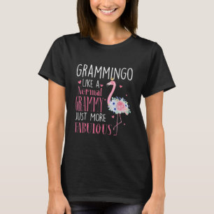 T-shirt Flamant rose Grammingo Comme Un Cadeau Grammy Norm