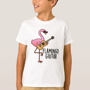 T-shirt Flamant rose Guitare Funny Music Pun
