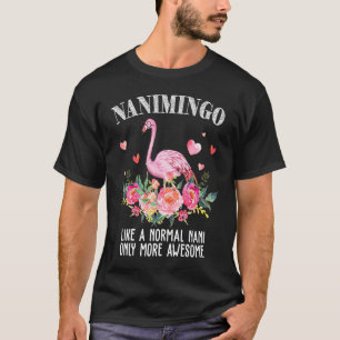 T-shirt Flamant rose Nanimingo comme une grand-mère Nani n