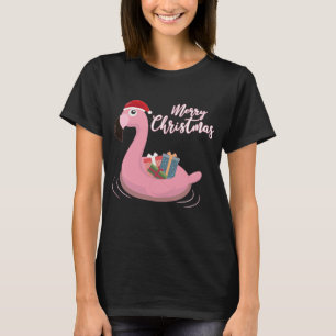 T-shirt Flamant rose Noël