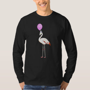 T-shirt Flamant rose Oiseau Oiseau Animaux Anniversaire