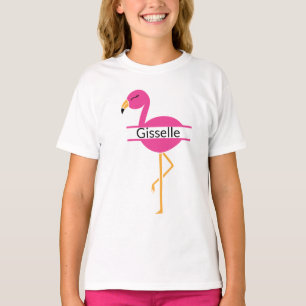 T-shirt Flamant rose personnalisé