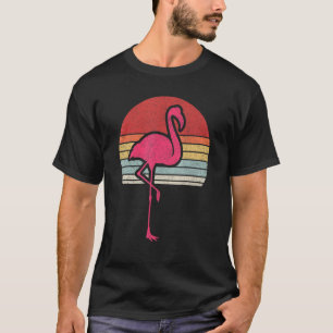 T-shirt Flamant rose rétro Vintage Flamant rose