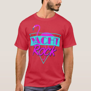 T-shirt Flamant rose rétro Yacht Rock