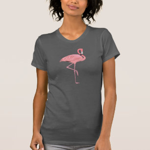 T-shirt Flamant rose rose