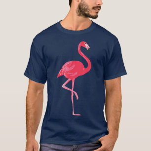 T-shirt Flamant rose rose