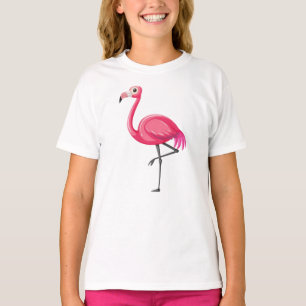 T-shirt Flamant rose rose Bird-89686