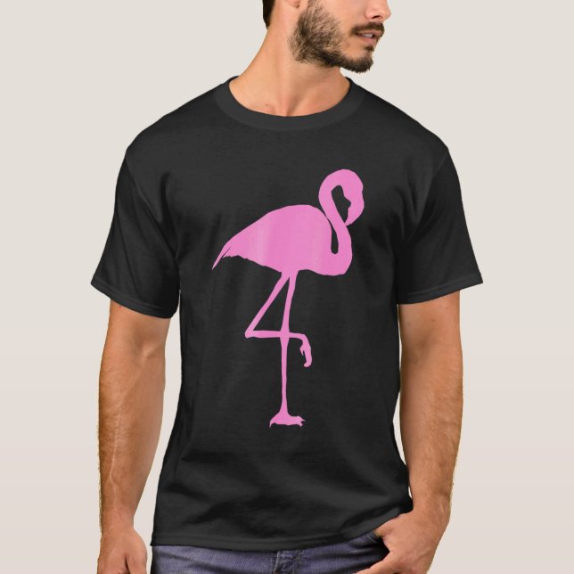 T-shirt Flamant rose rose Floride Bird (Devant)