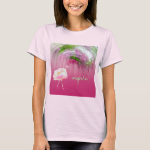 T-shirt Flamant rose rose Inspiration Dire Inspirer Citati