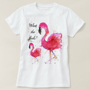 T-shirt Flamant rose rose mignon et coloré