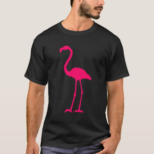 T-shirt Flamant rose rose vif