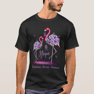 T-shirt Flamant rose Sensibilisation aux maladies auto-imm