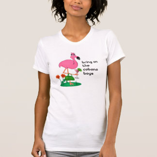 T-shirt Flamant rose/T-shirt garçons de cabane