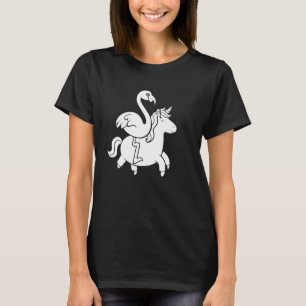 T-shirt Flamant rose Unicorn rose Oiseau tropical - Flaman