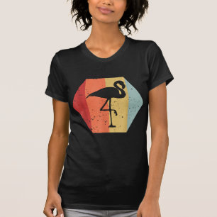 T-shirt Flamant rose Vintage rétro Cute Flamant rose Lov