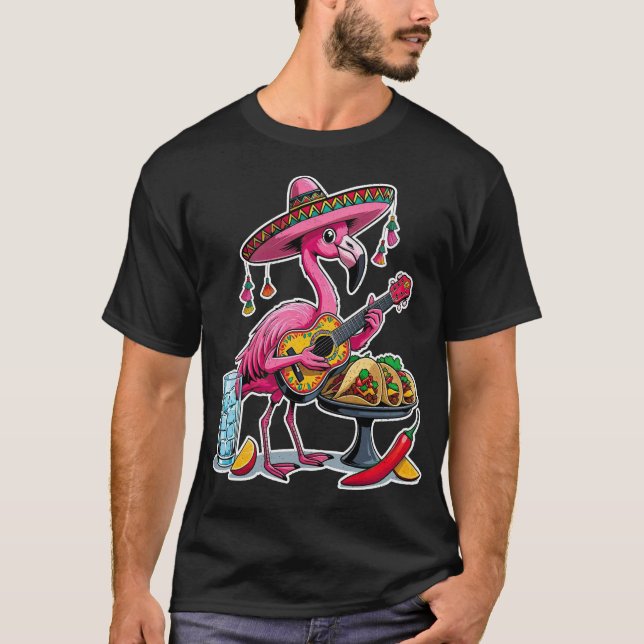 T-SHIRT FLAMANT TACO (Devant)