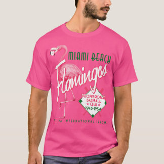 T-shirt Flamants roses de Miami Beach