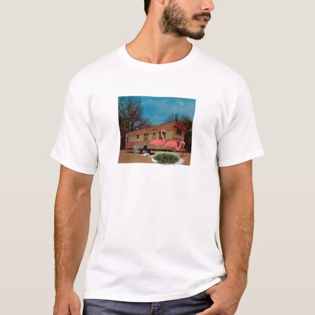 T-shirt Flamants roses roses (Devant)