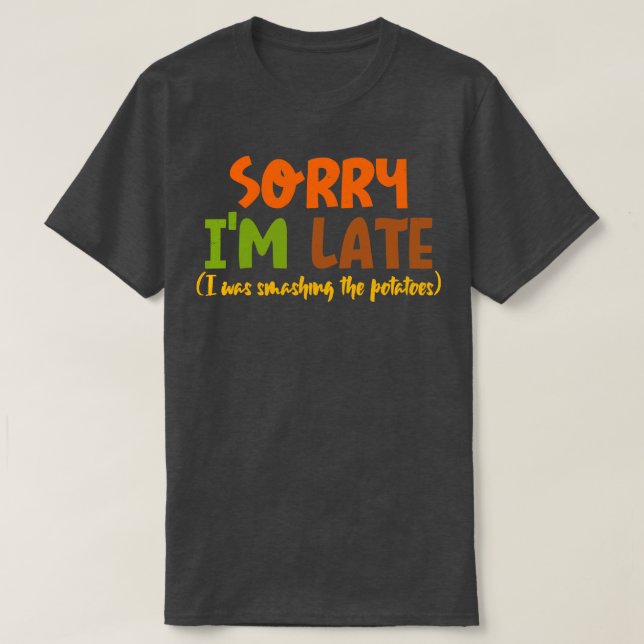 T-shirt Flamber Les Pommes De Terre (Design devant)