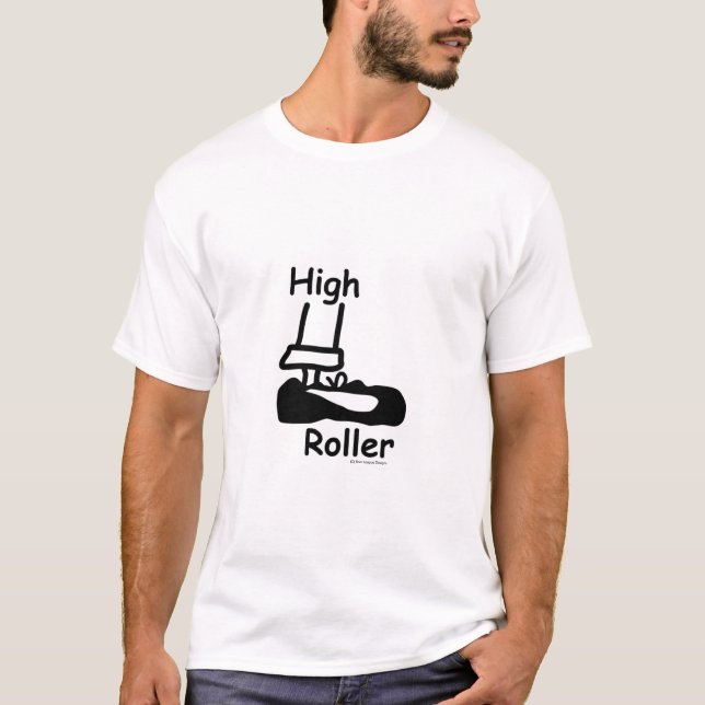 T-shirt Flambeur, (c) conceptions de ligue de bière (Devant)